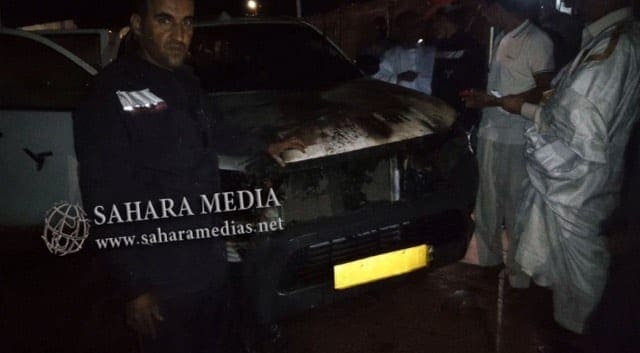 اشتعال سيارة رئيس قطاع المناجم في “ازويرات”