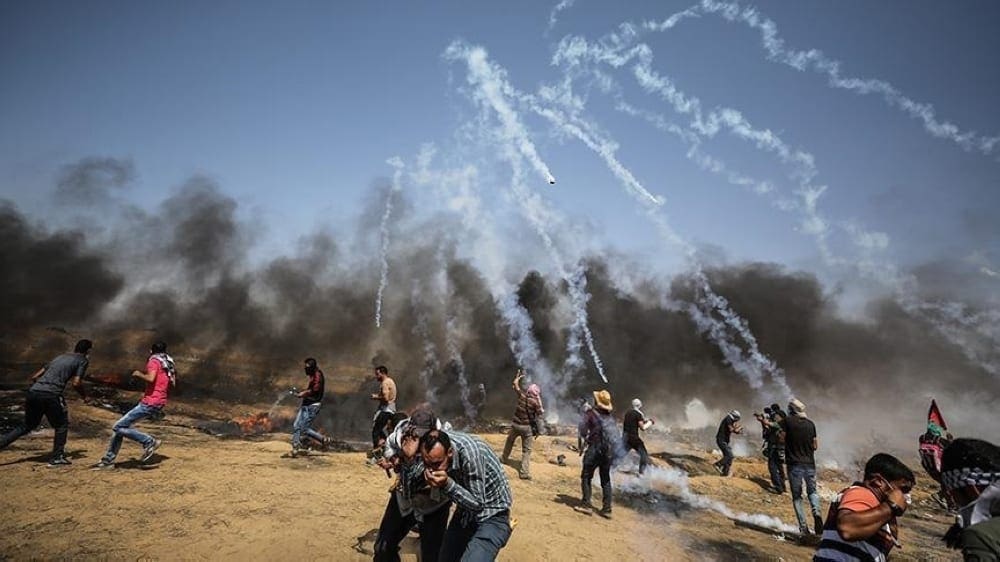 استشهاد 37 فلسطينيا في مواجهات مع جيش الاحتلال