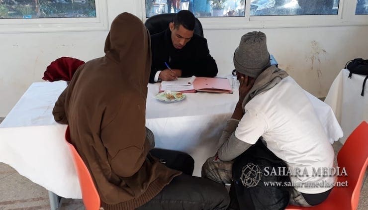 صور.. هكذا التقت السفارة في المغرب بالمهاجرين الموريتانيين