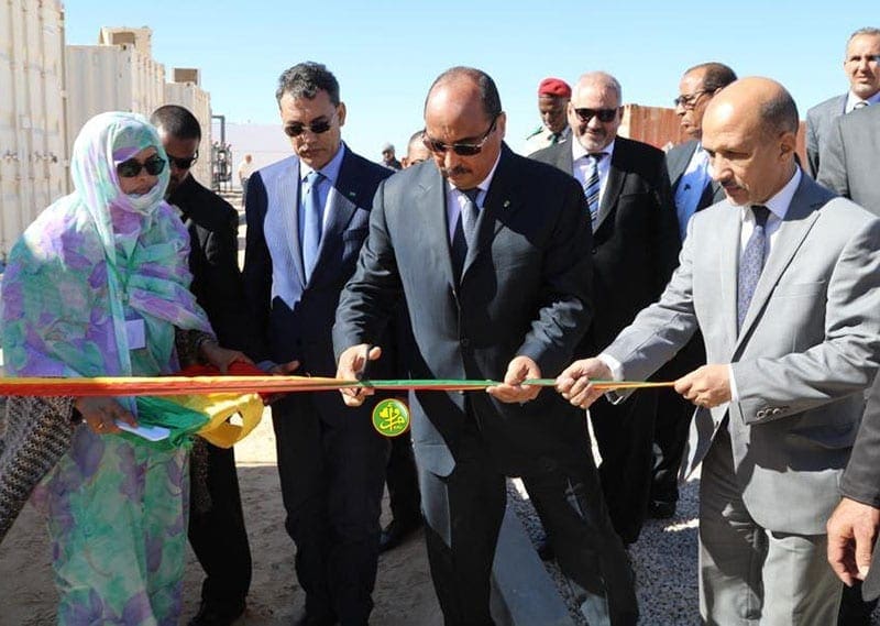 نواذيبو.. الرئيس يدشن محطة المياه ويزور مستشفى المدينة