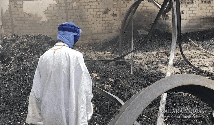 موريتانيا.. مخازن قيمتها مئات الملايين تتحول لرماد (صور + فيديو)