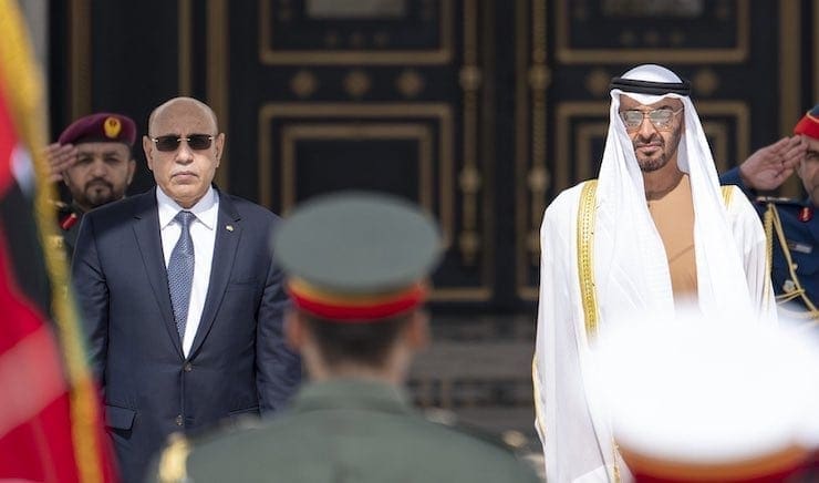 هذا ما قاله محمد بن زايد بعد أن التقى «غزواني»