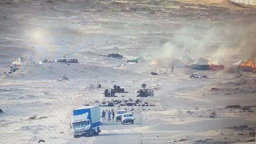 صور أولى من دخول الجيش المغربي لمعبر «الكركارات»