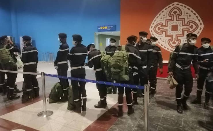فريق من مندوبية تسيير الأزمات يتدرب في المغرب