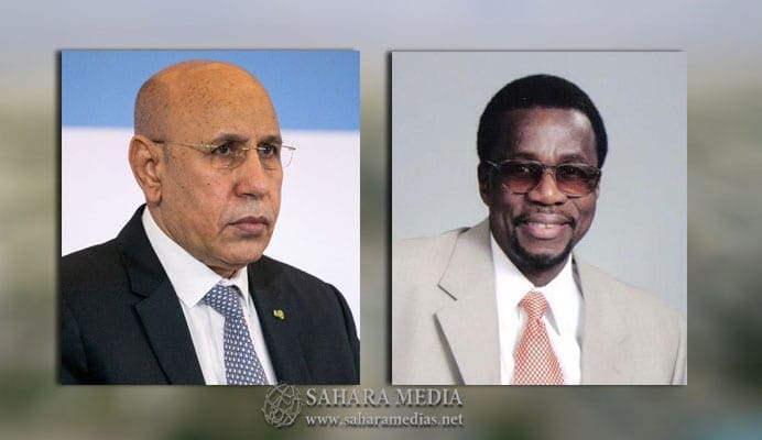 ولد الغزواني يستقبل صمبا تيام في القصر الرئاسي