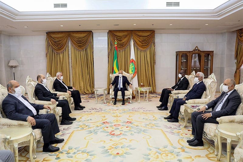 موريتانيا.. هذا ما دار بين غزواني ووفد حماس