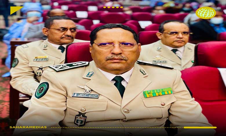 قائد أركان الدرك يزور مناطق محاذية للحدود المالية قائد أركان الدرك الوطني عبد الله ولد أحمد عيشه (صحراء ميديا)