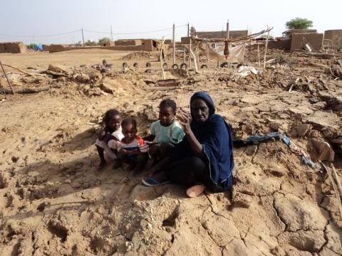 خسائر مادية في الحوضين بسبب العواصف والأمطار