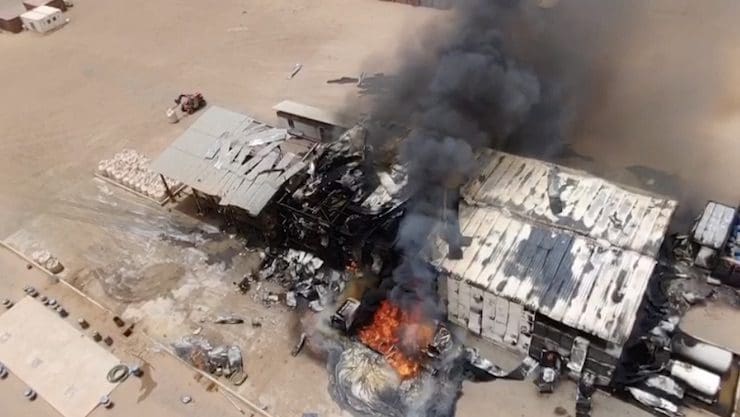 كينروس تازيازت: لا إصابات في الحريق وسنحقق في سببه