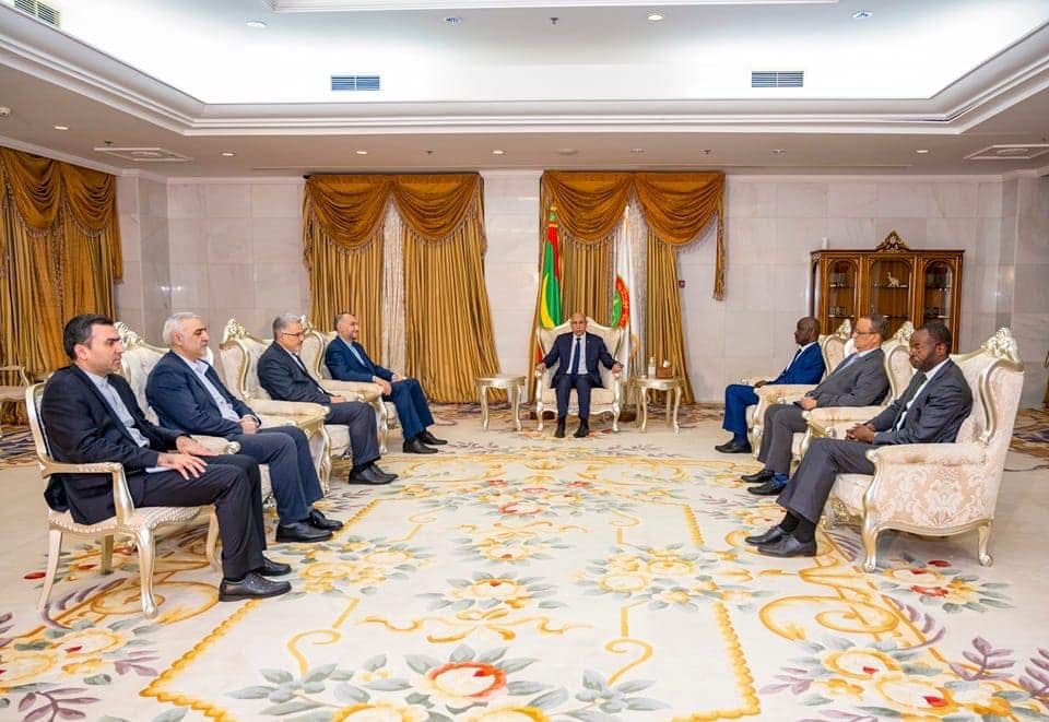 موريتانيا.. ولد الغزواني يستقبل وزير الخارجية الإيراني