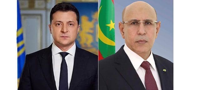 غزواني يهنىء رئيس أوكرانيا ويتمنى نهاية الحرب