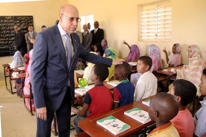 الرئيس الموريتاني يفتتح العام الدراسي من نواكشوط الشمالية