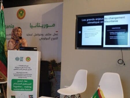 «COP28».. مهندسة تحاضر عن مواجهة موريتانيا للظواهر المناخية
