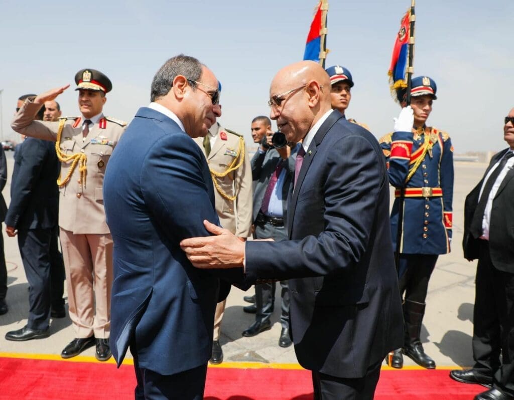 ولد الغزواني يهنئ السيسي بمناسبة إعادة انتخابه رئيسا لمصر