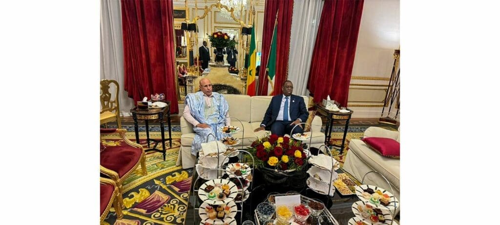 لقاء بين الرئيس الموريتاني ونظيره السنغالي في روما