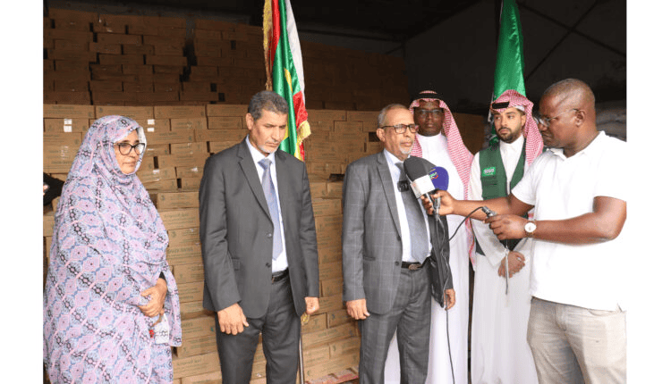 المملكة العربية السعودية تهدي موريتانيا 100 طن من التمور