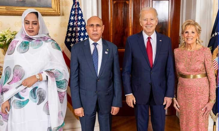 الرئيس الآمريكي يعلن إرسال وفد لحضور حفل تنصيب غزواني