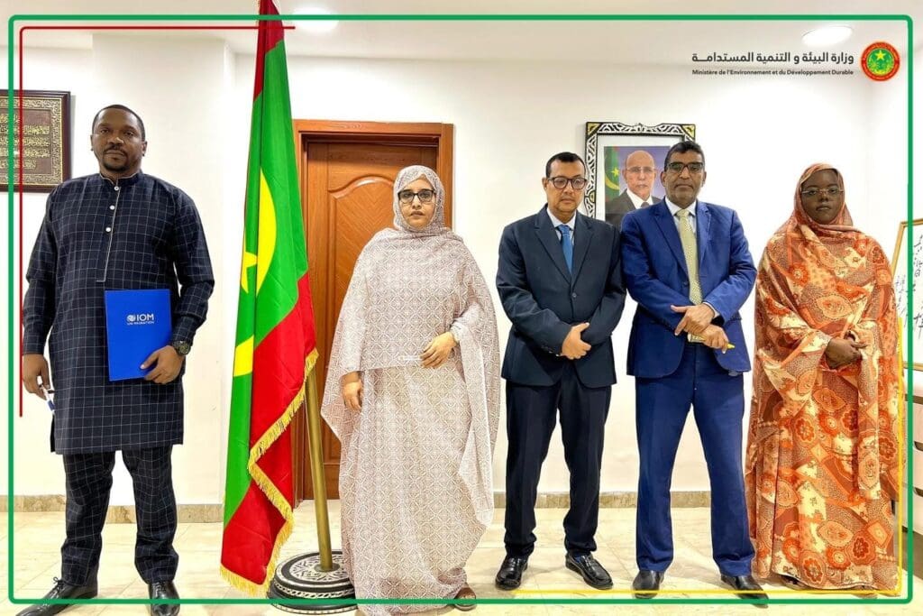 موريتانيا تبحث مع المنظمة الدولية للهجرة “التكيف مع التحديات البيئية”