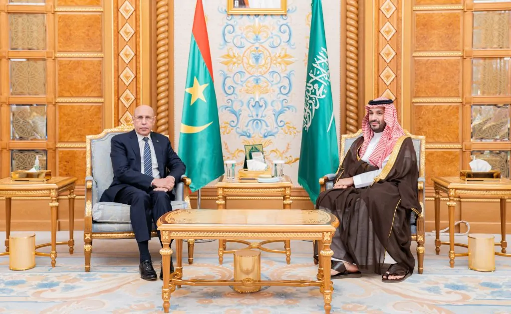في اتصال هاتفي بِبَن سلمان.. ولد الغزواني يدين الهجمات على السعودية