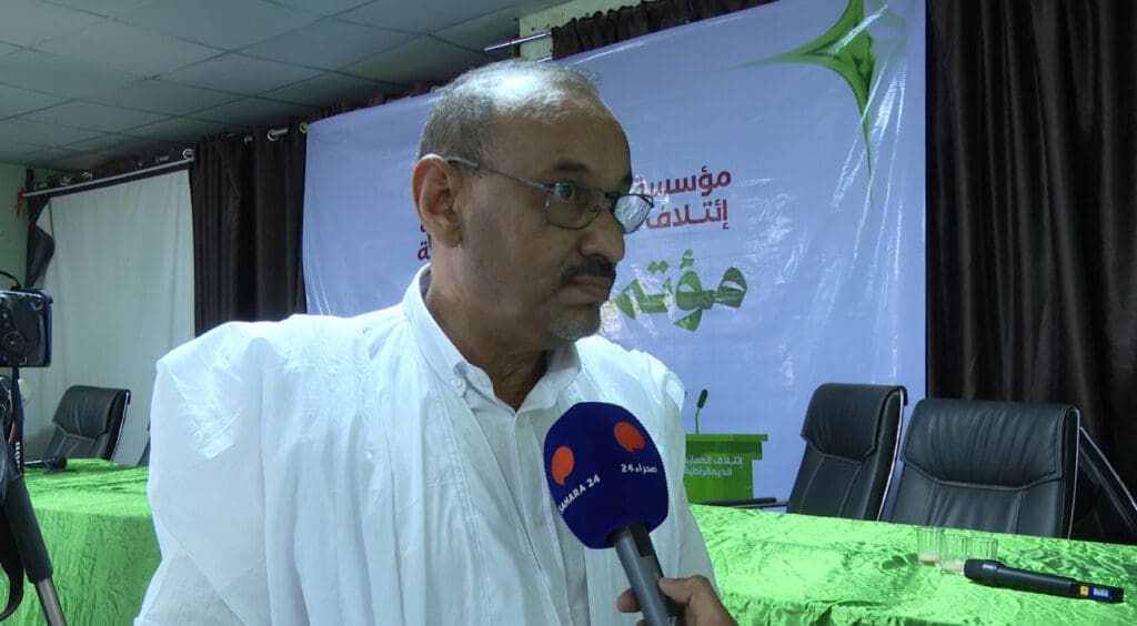 رئيس حزب الصواب: المأموريات غير قابلة للنقاش في الحوار