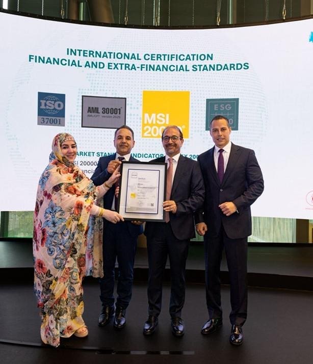 ماتال تتحصل على الشهادة الدولية MSI 20000 في EURONEXT باريس