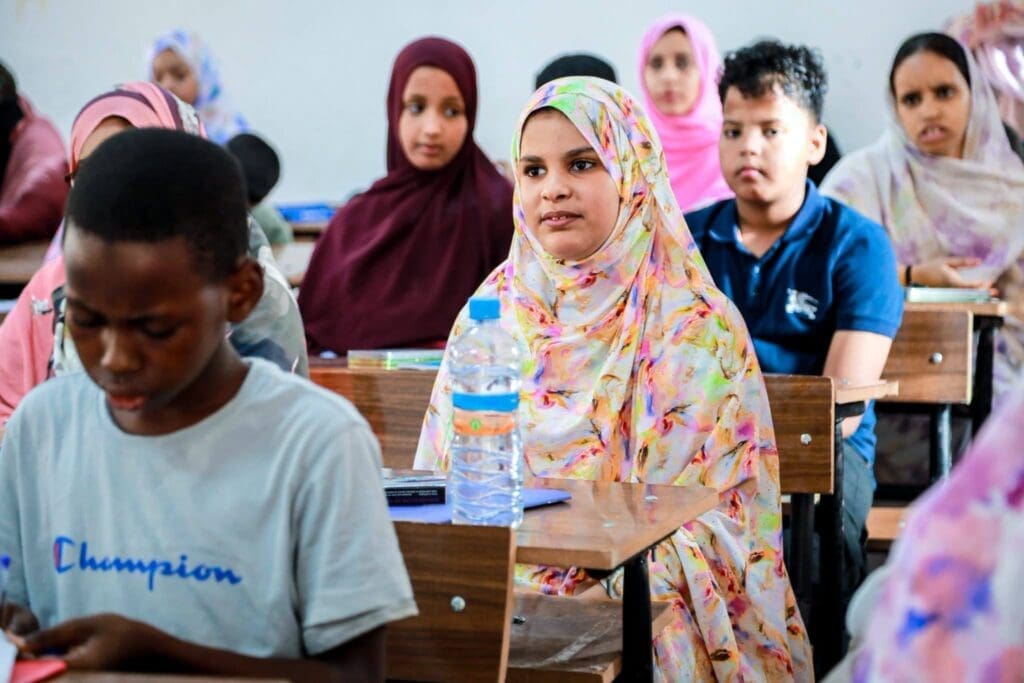 تلاميذ في الإعدادية