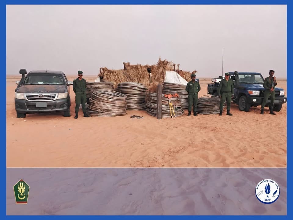 الدرك يوقف متهمين بسرقة أسلاك كهرباء ازويرات