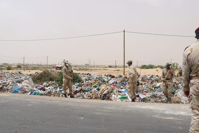الجيش الموريتاني: أزلنا 80 ألف طن من القمامة عن العاصمة