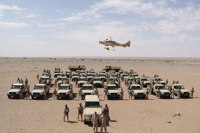 الجيش الموريتاني يعلن عن مناورات عسكرية شمالي البلاد